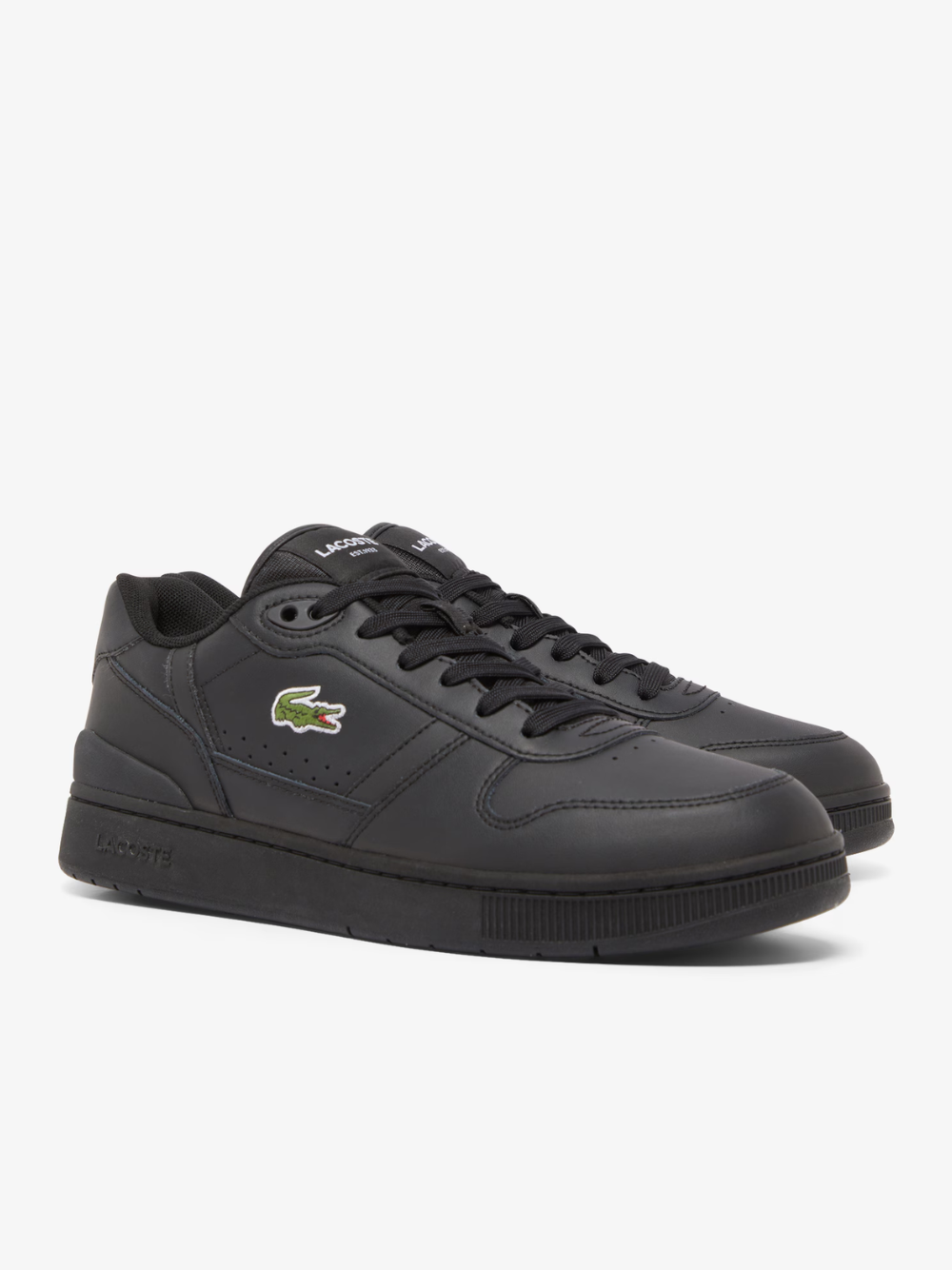 LACOSTE T-Clip Set Leather Sneakers Black