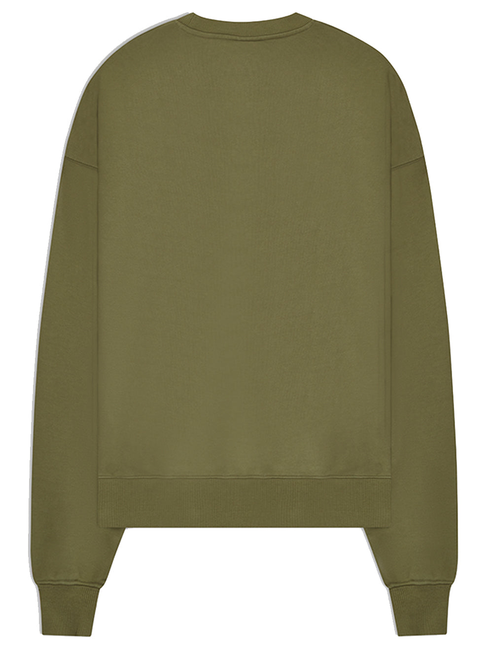 WHITE NOISE Twin Logo Cotton Sweatshirt Khaki