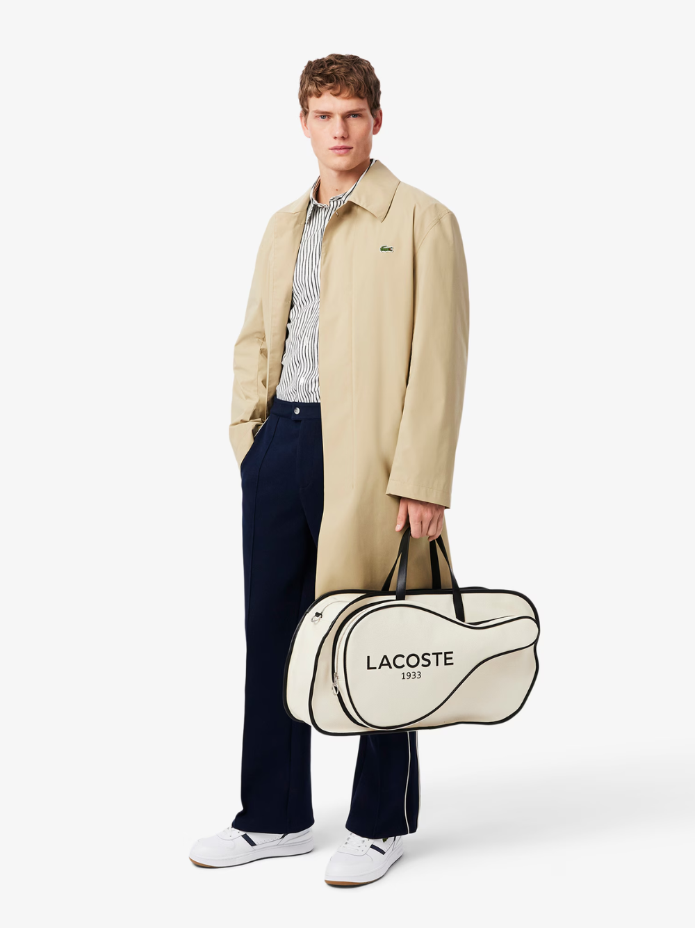 LACOSTE T-Clip Set Leather Sneakers White