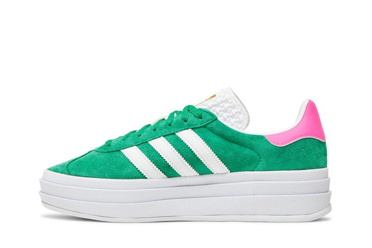 adidas Gazelle Bold Green Lucid Pink (Women's)