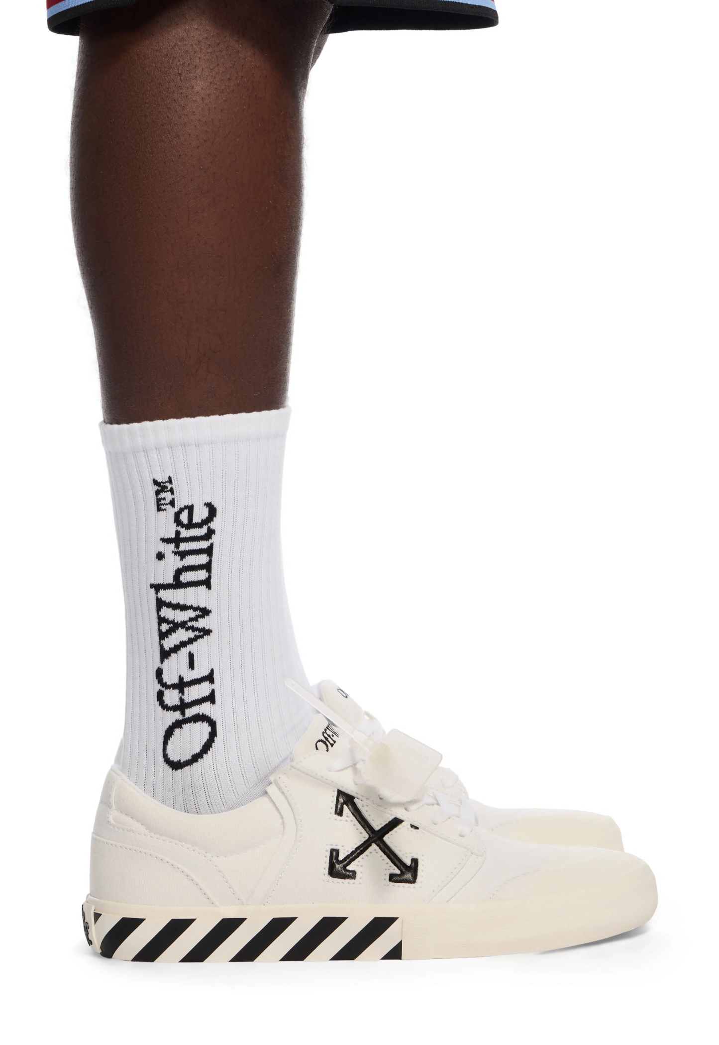 OFF WHITE MENS Vulcanized Undercut Sneakers White/Black