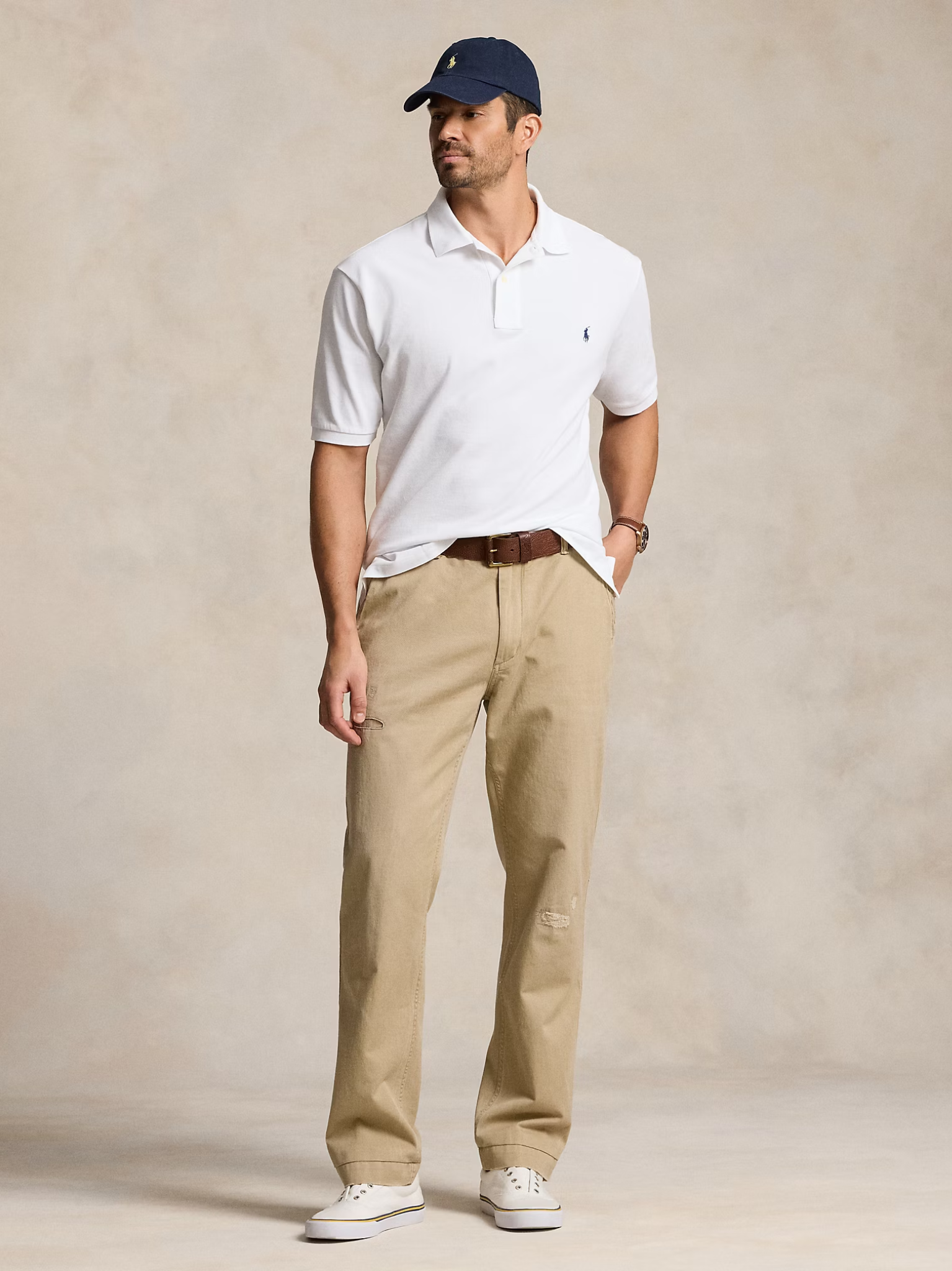 RALPH LAUREN The Iconic Mesh Polo Shirt White