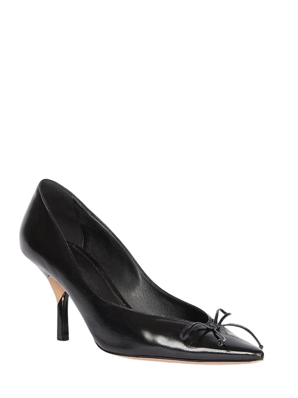 JACQUEMUS WOMEN Les Escarpins Tourni Leather Pumps Black