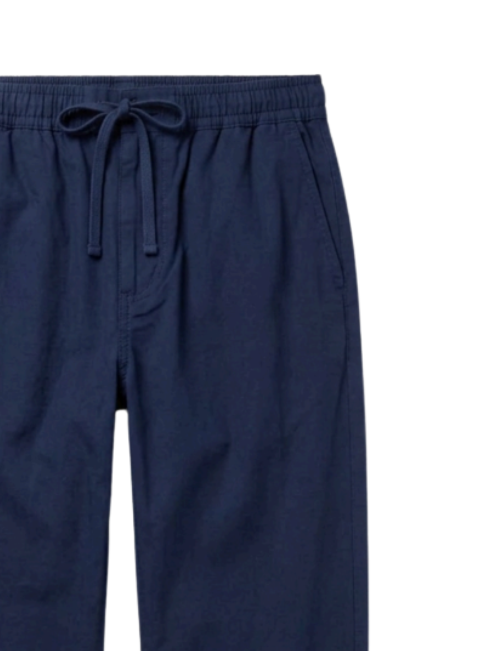 AMÉLIE CHARME Linen Trousers Navy