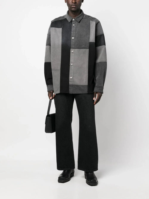 AMBUSH Patchwork Denim Shirt Black
