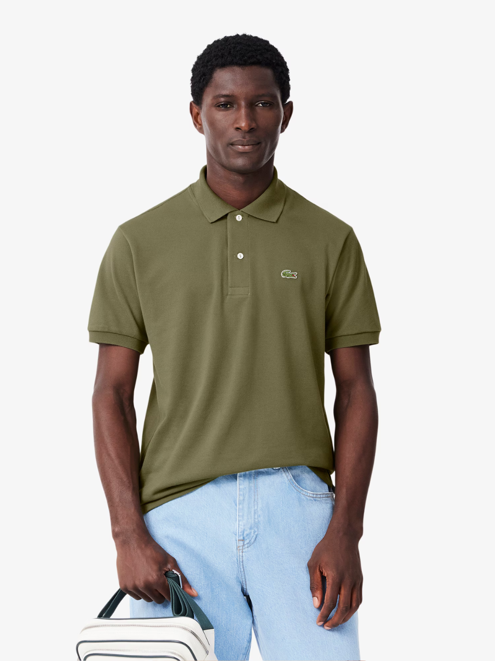 LACOSTE Classic Fit L.12.12 Original Polo Shirt Khaki Green