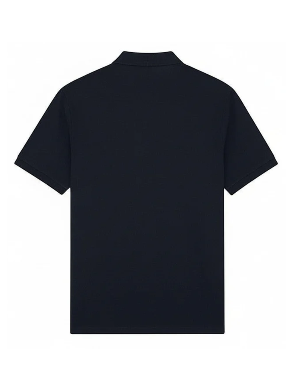 LYLE & SCOTT Check Panelled Polo Shirt Dark Navy