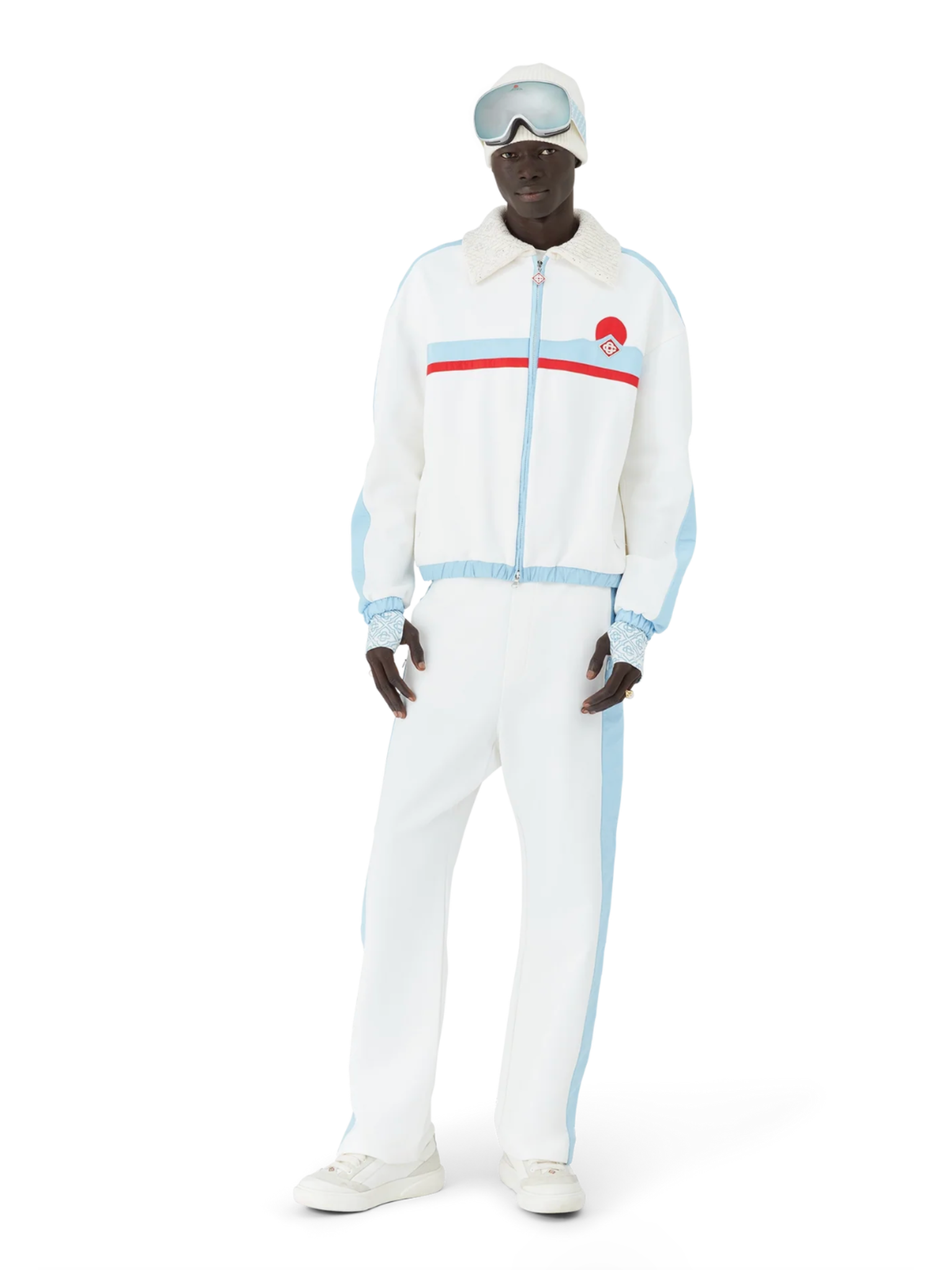 CASABLANCA Hybrid Track Pants White