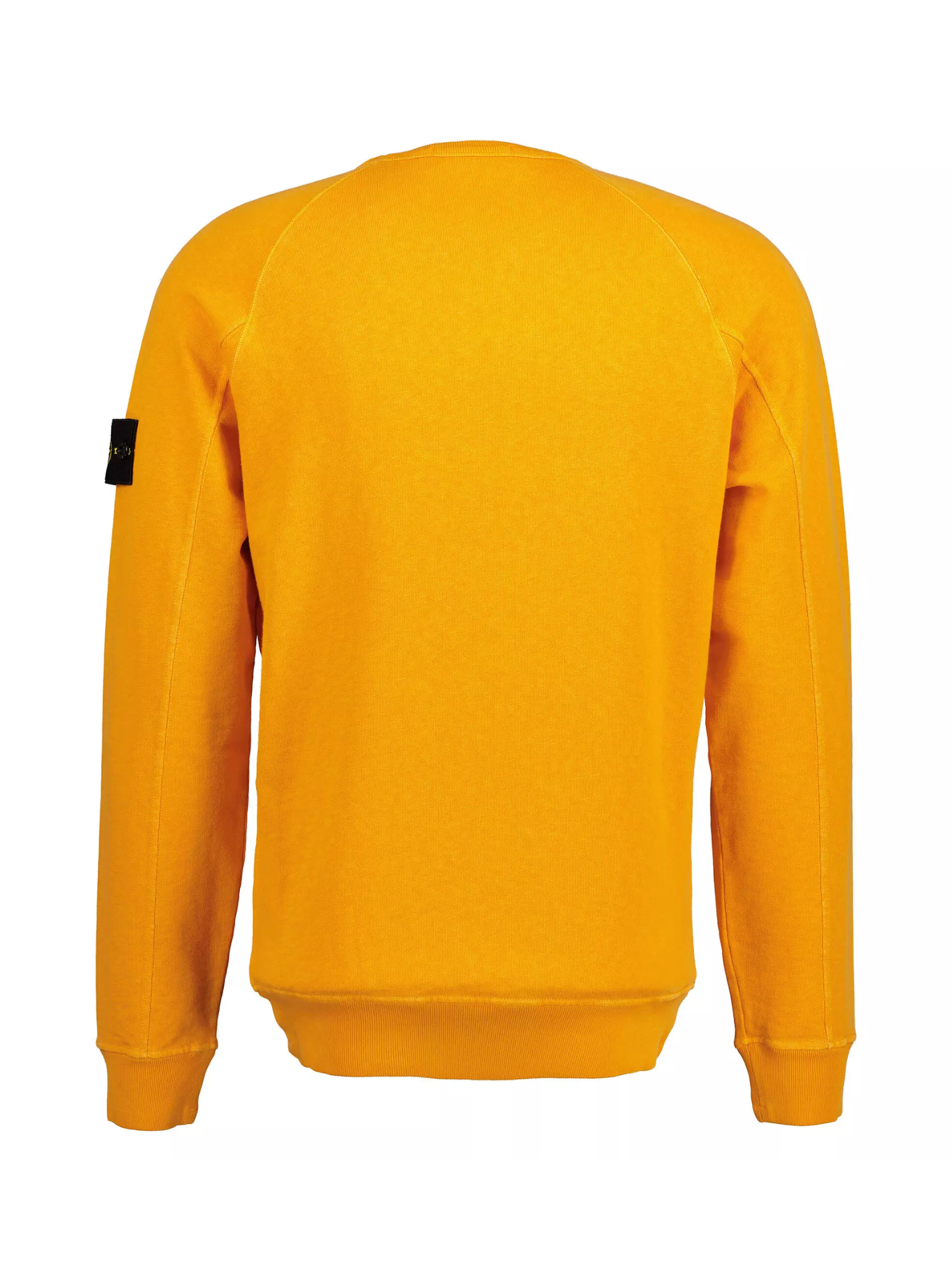 STONE ISLAND Old Treatment Crewneck Sweatshirt Orange