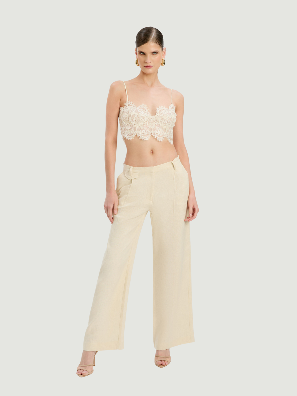 BARDOT WOMEN Linella Lace Bralette Ivory