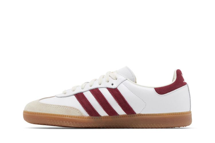 adidas Samba Sporty & Rich White Collegiate Burgundy