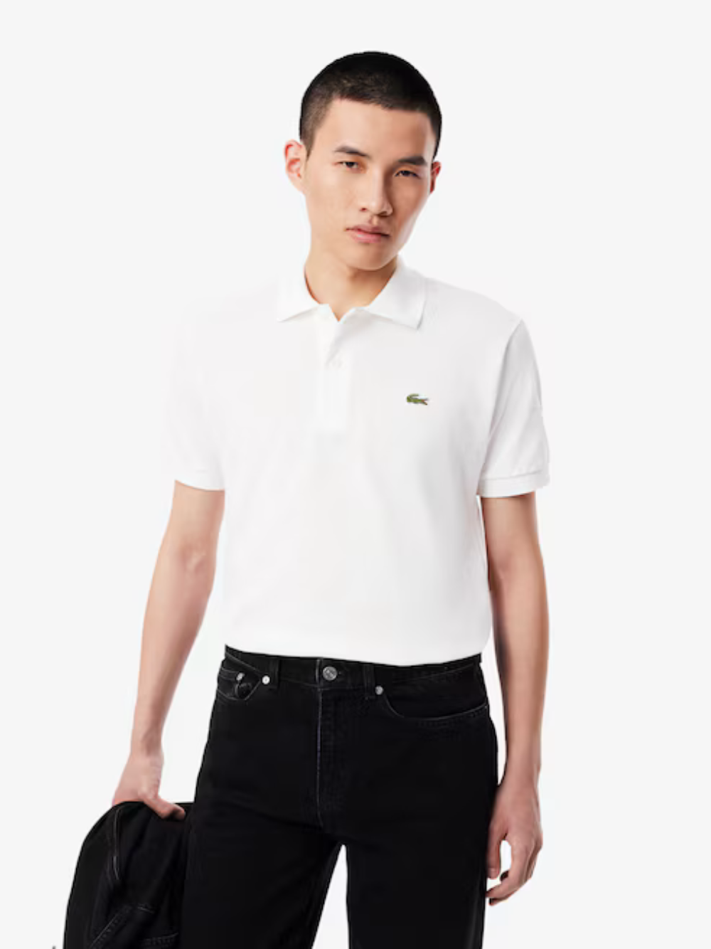 LACOSTE Classic Fit L.12.12 Original Polo Shirt White