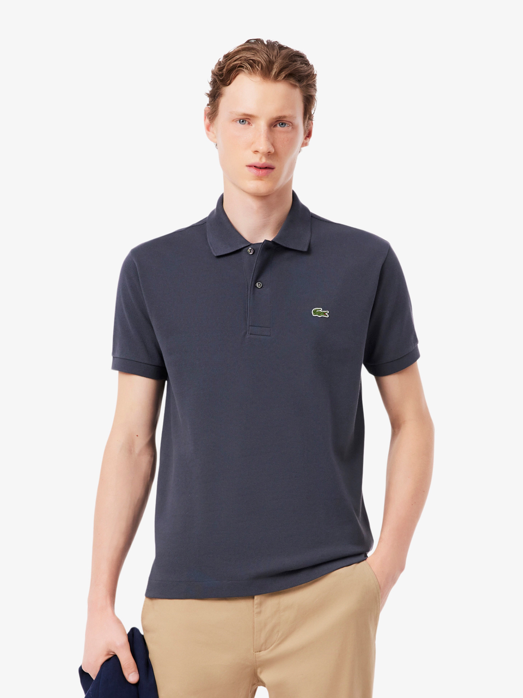 LACOSTE Classic Fit L.12.12 Original Polo Shirt Dark Grey