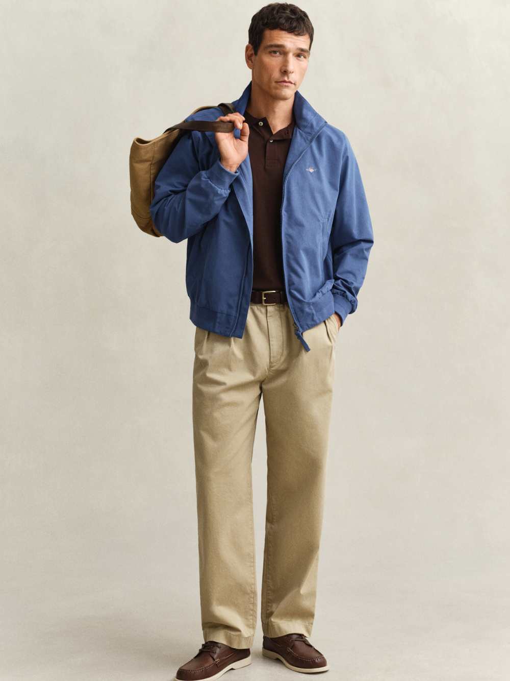 GANT Lightweight Hampshire Jacket Vintage Blue