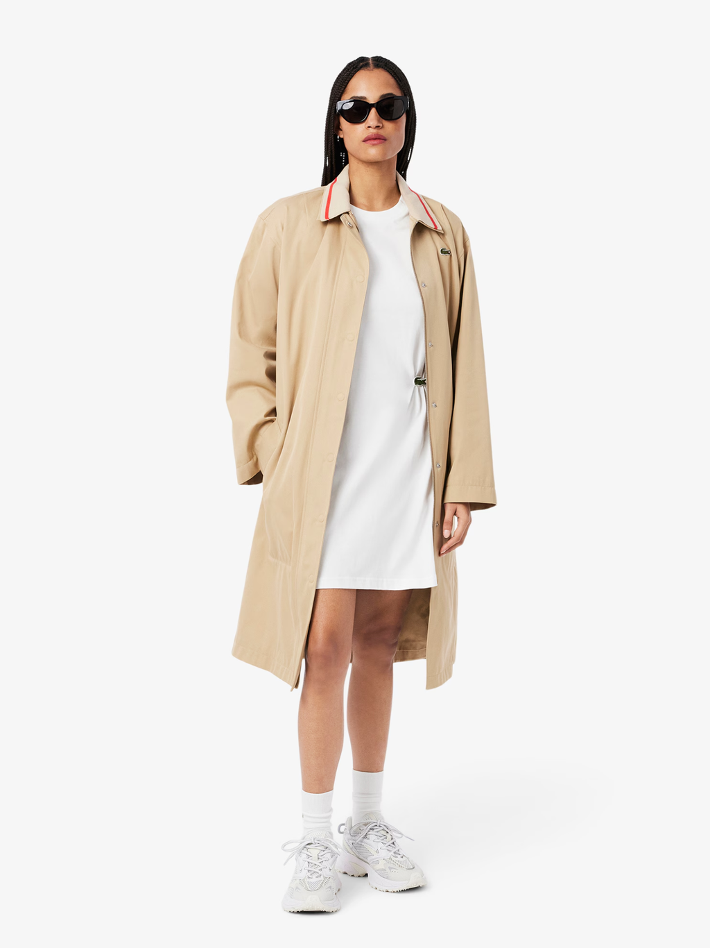 LACOSTE WOMEN L003 Neo Shot Sneakers White/Off-White