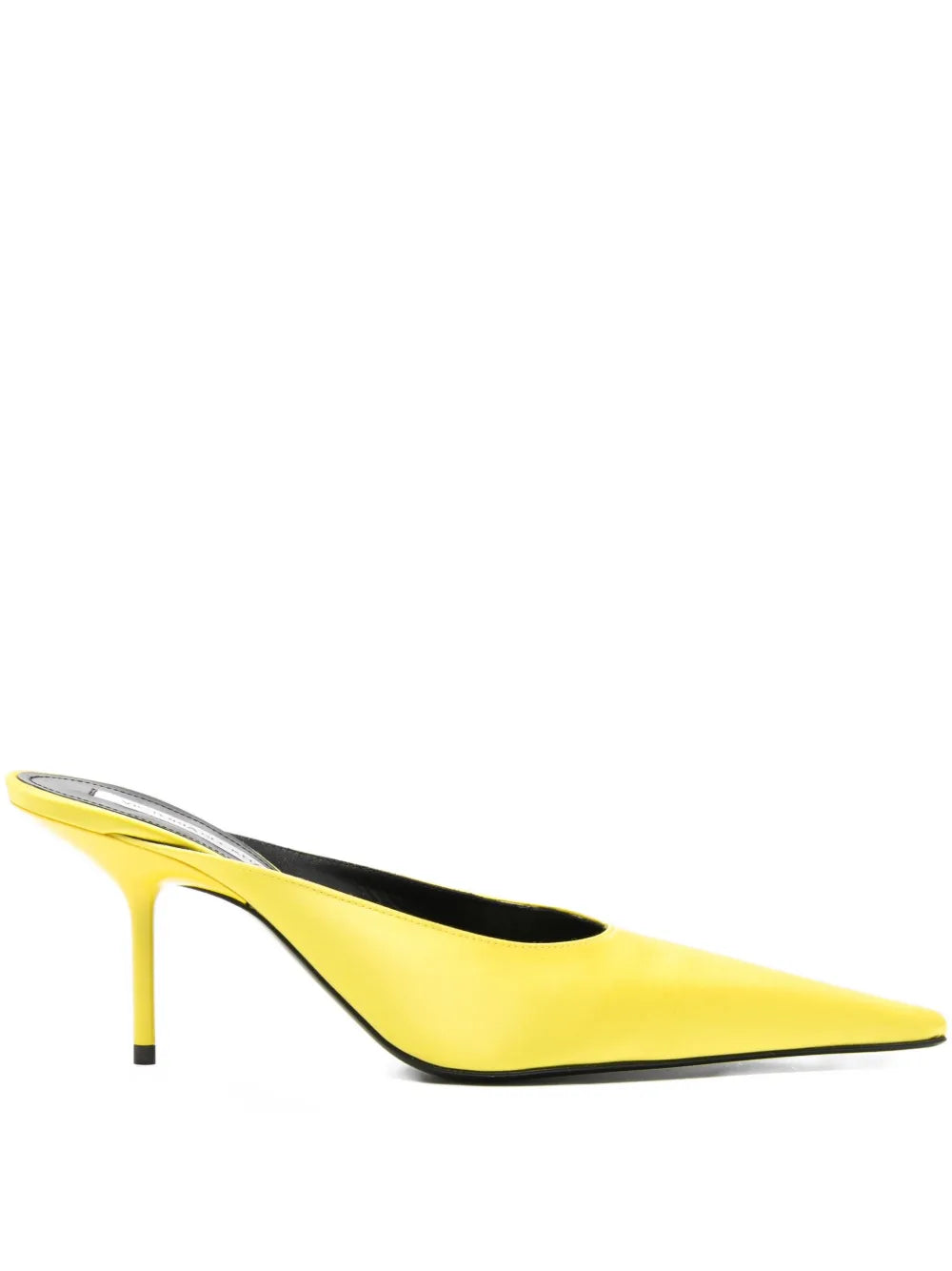 VICTORIA BECKHAM WOMEN 75mm Sloan Stiletto Mules Canary Yellow