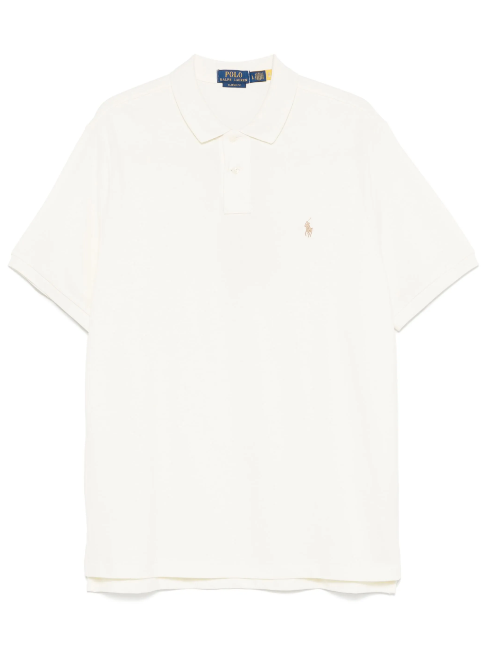 RALPH LAUREN The Iconic Mesh Polo Shirt Natural