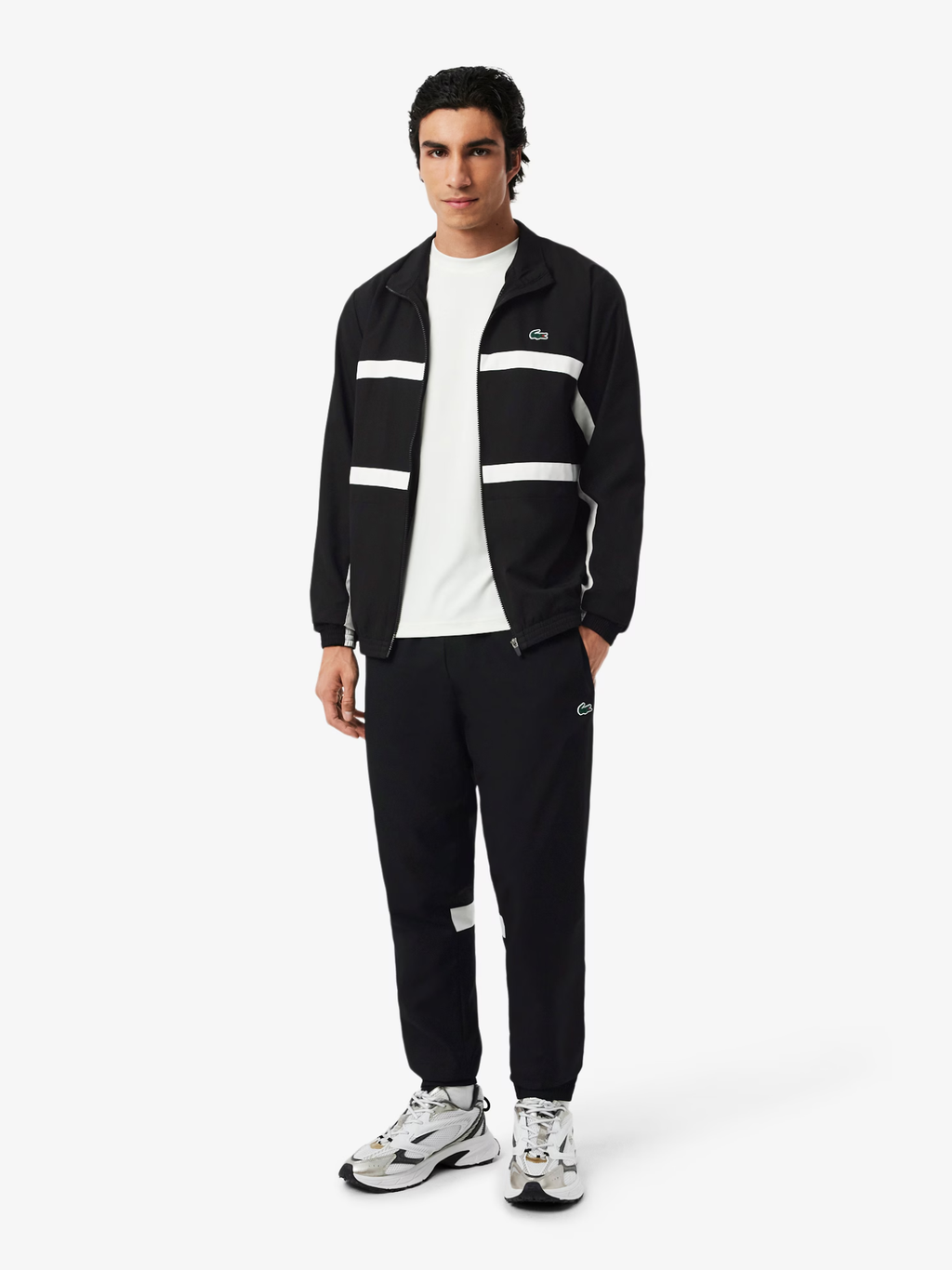 LACOSTE Sport Printed Tracksuit Black