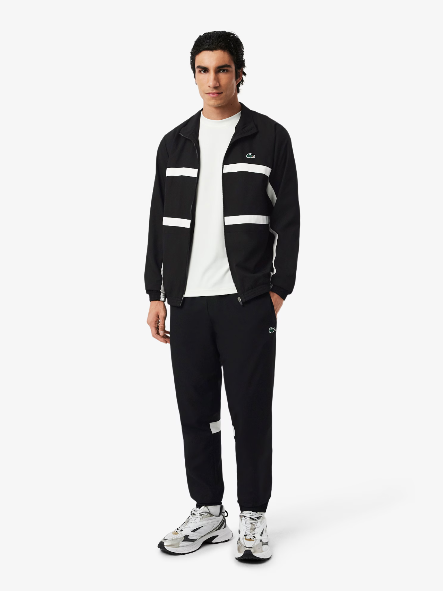 LACOSTE Sport Printed Tracksuit Black