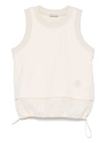 MONCLER WOMEN Embroidered Tank Top White