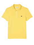 LACOSTE Slim Fit L.12.12 Piqué Polo Shirt Pastel Yellow