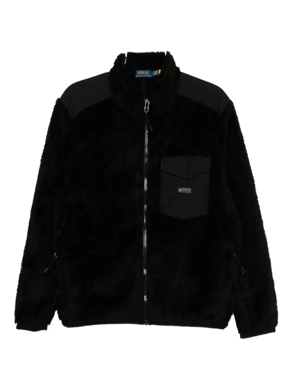 RALPH LAUREN Long Sleeved Full Zip Jacket Black