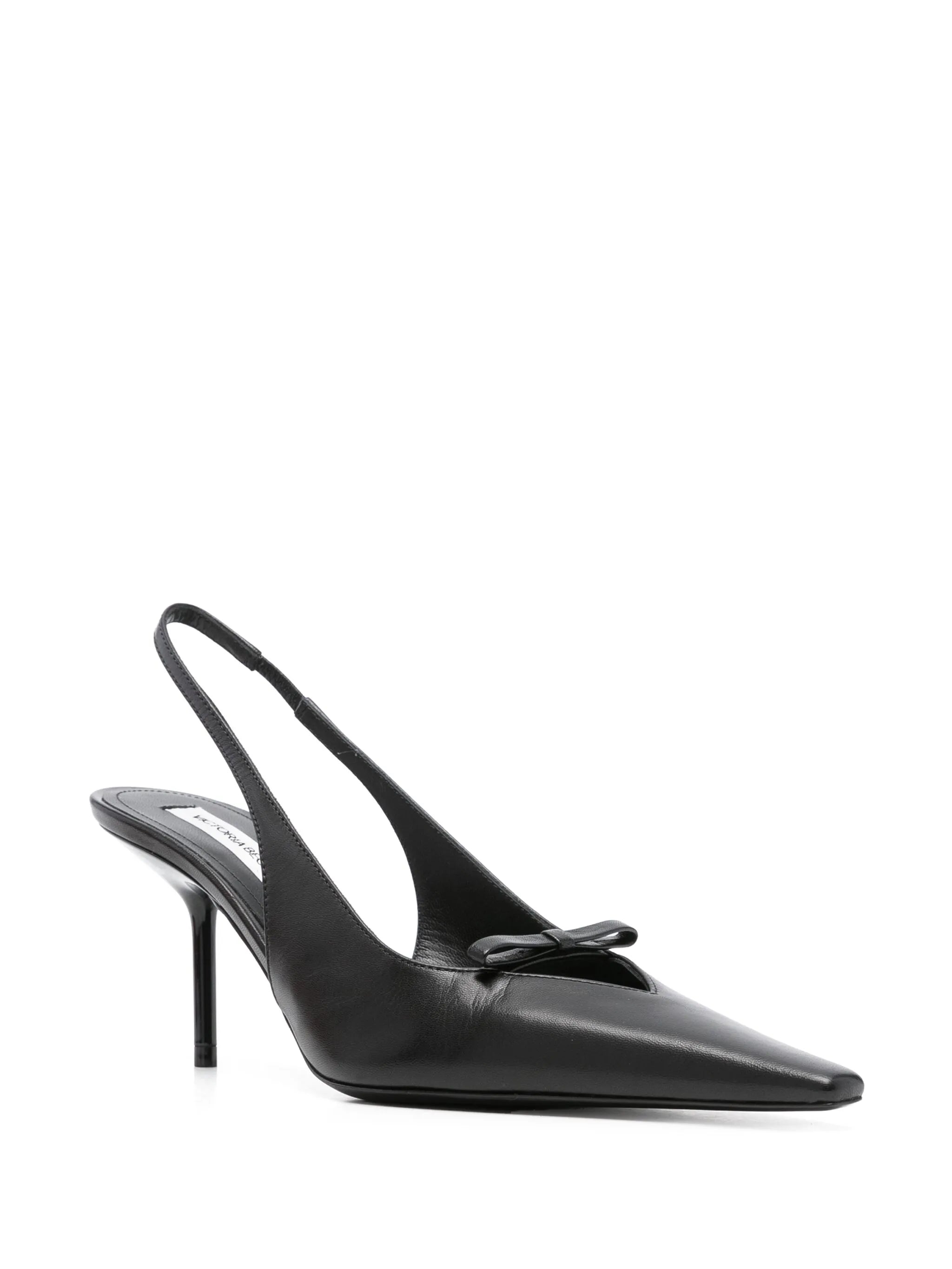 VICTORIA BECKHAM WOMEN 75mm Sloan Slingback Pumps Black