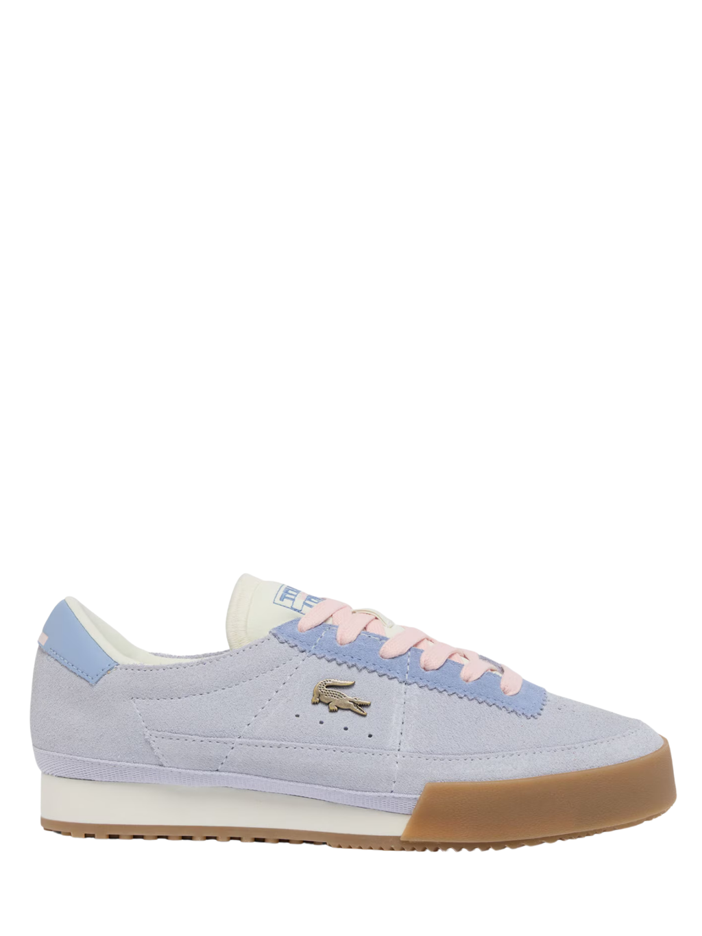 LACOSTE WOMEN Aura Suede Sneakers Light Blue