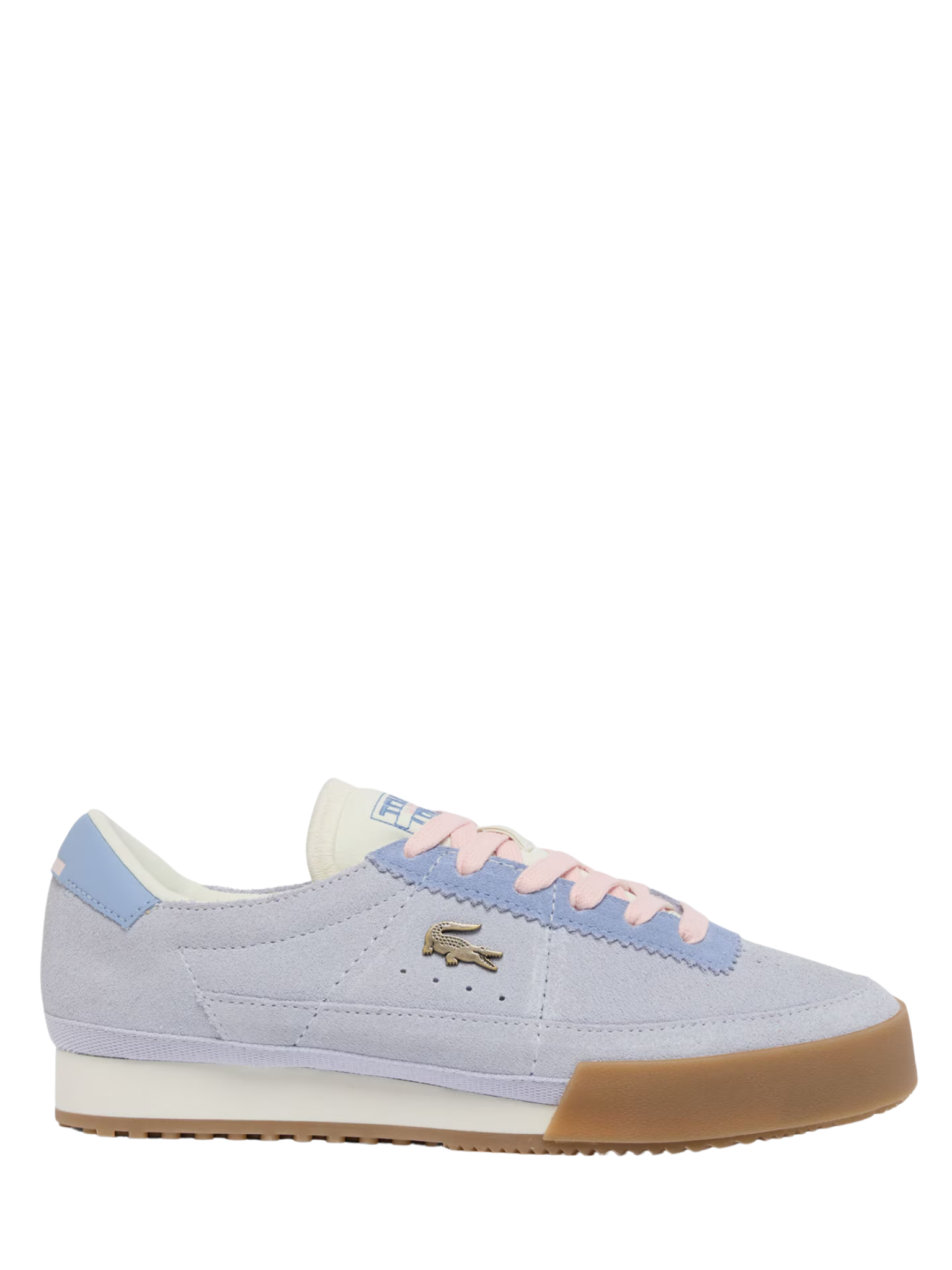 LACOSTE WOMEN Aura Suede Sneakers Light Blue