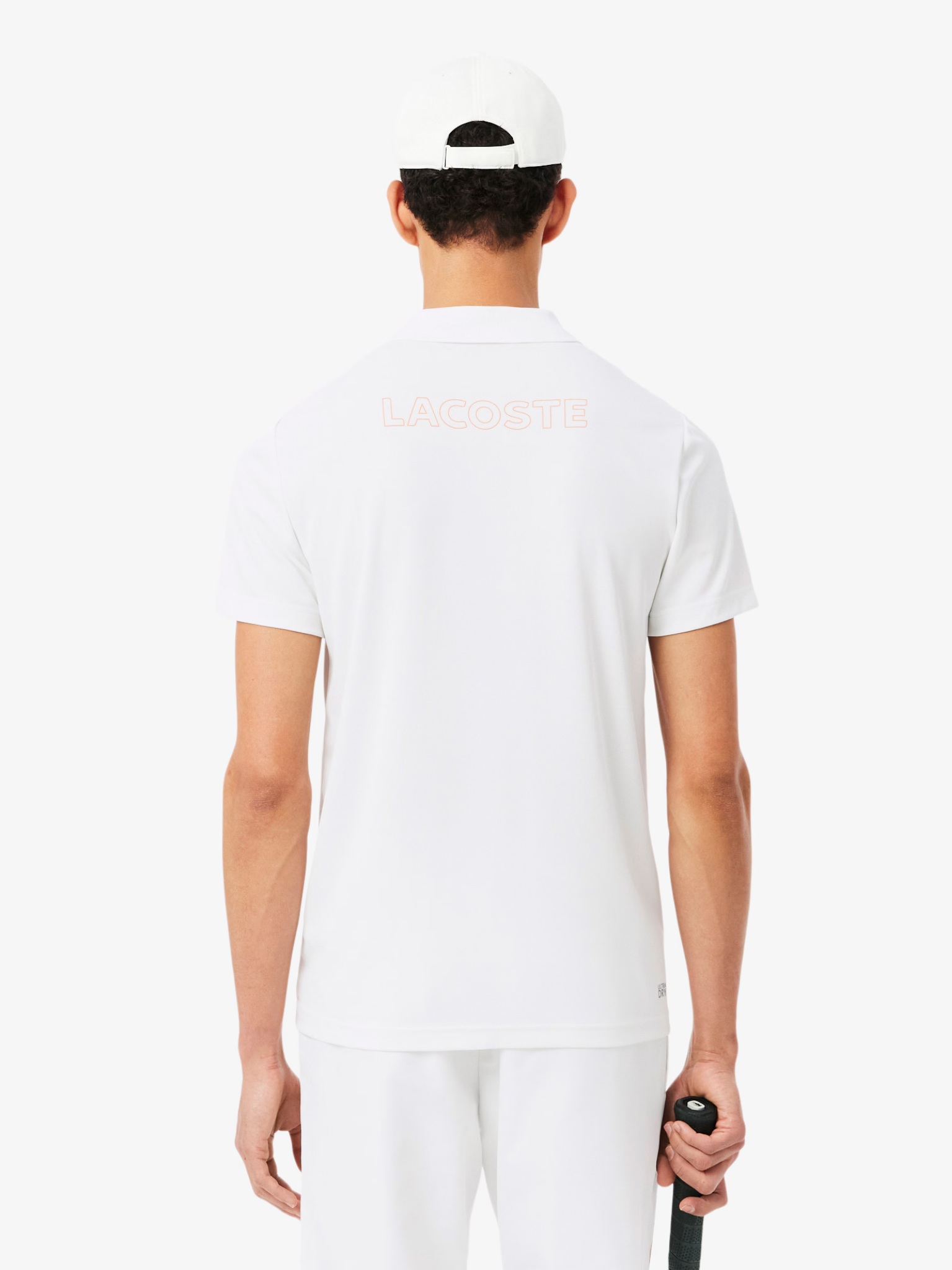 LACOSTE Sport Ultra Dry Trim Accent Polo Shirt White