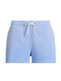 RALPH LAUREN WOMEN Pony-embroidered Drawstring Shorts Blue