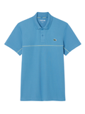 LACOSTE Sport Ultra Dry Trim Accent Polo Shirt Sky Blue