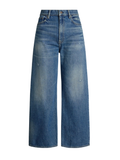 RALPH LAUREN WOMEN High-Rise Wide-leg Crop Jeans Maceen Wash