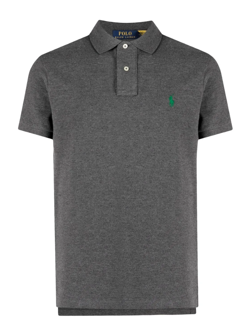 RALPH LAUREN Slim Fit Mesh Polo Shirt Barclay Heather