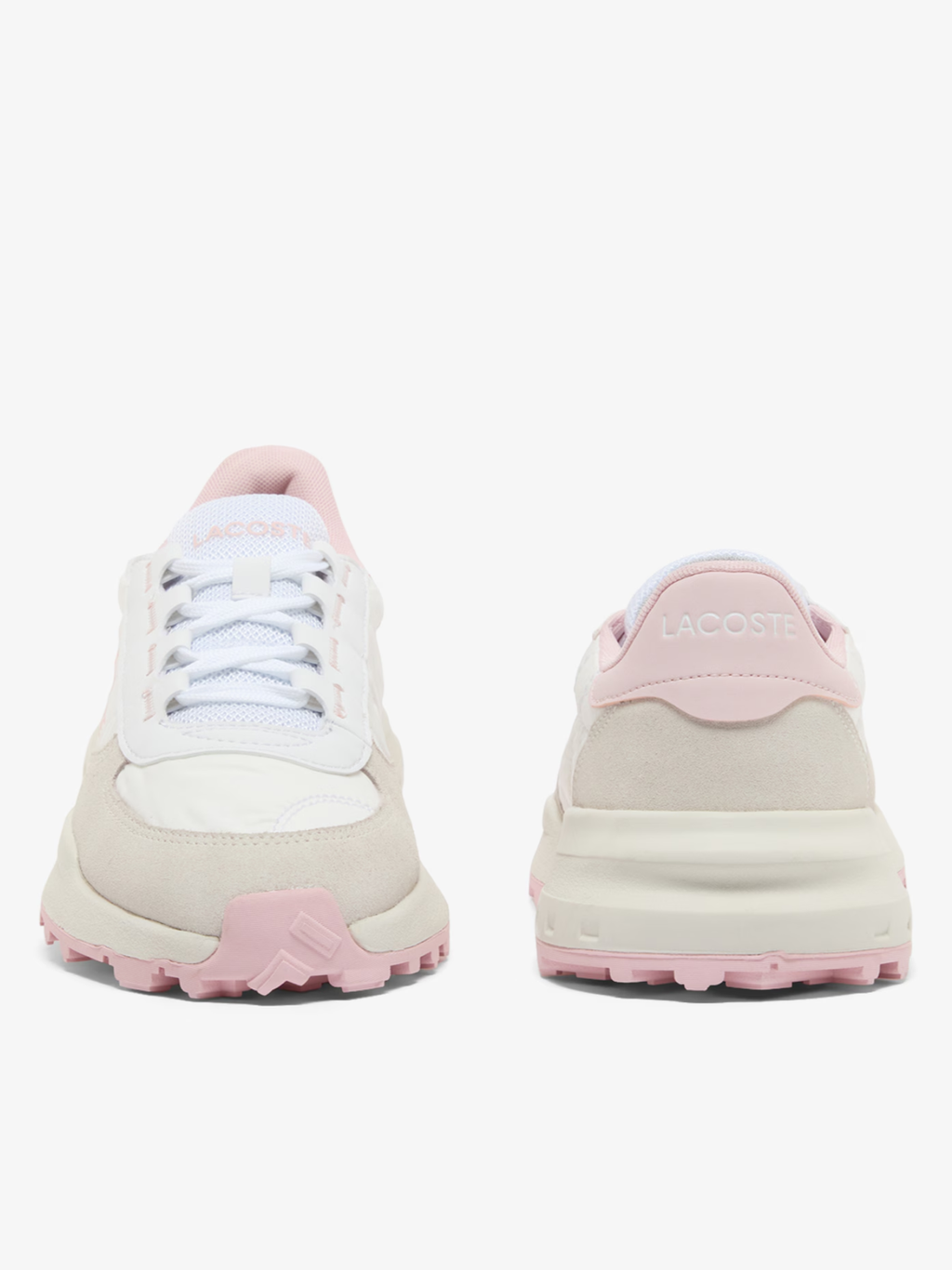 LACOSTE WOMEN Elite Active Evo Sneakers White/Light Pink