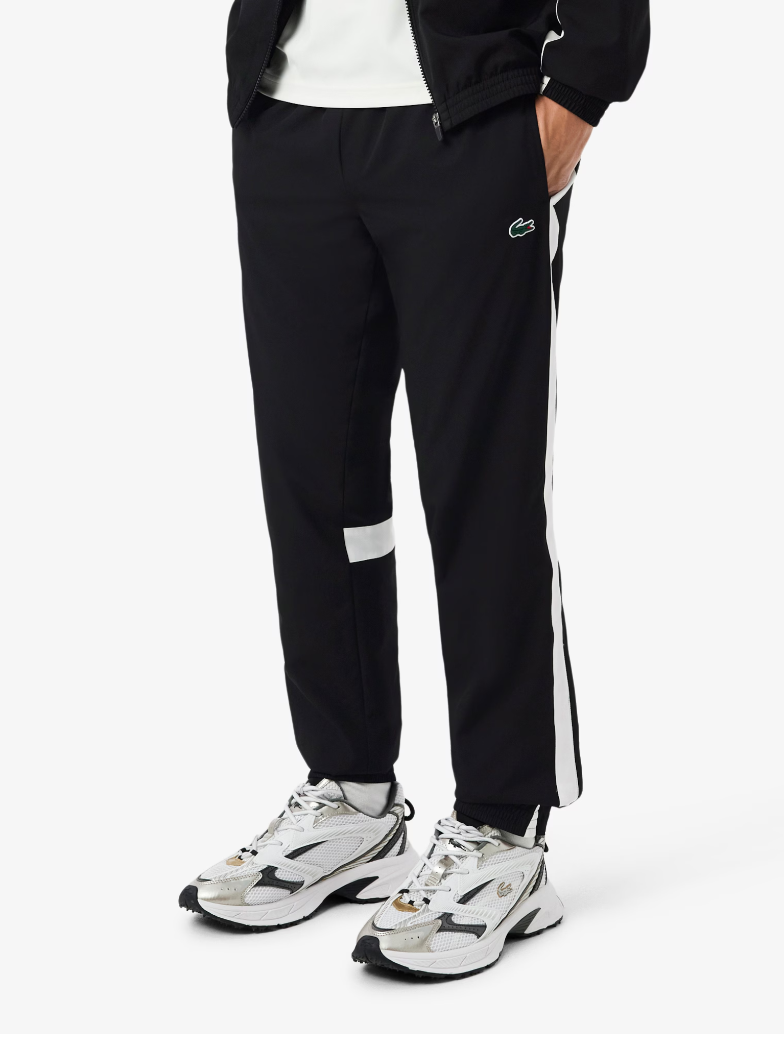 LACOSTE Sport Printed Tracksuit Black