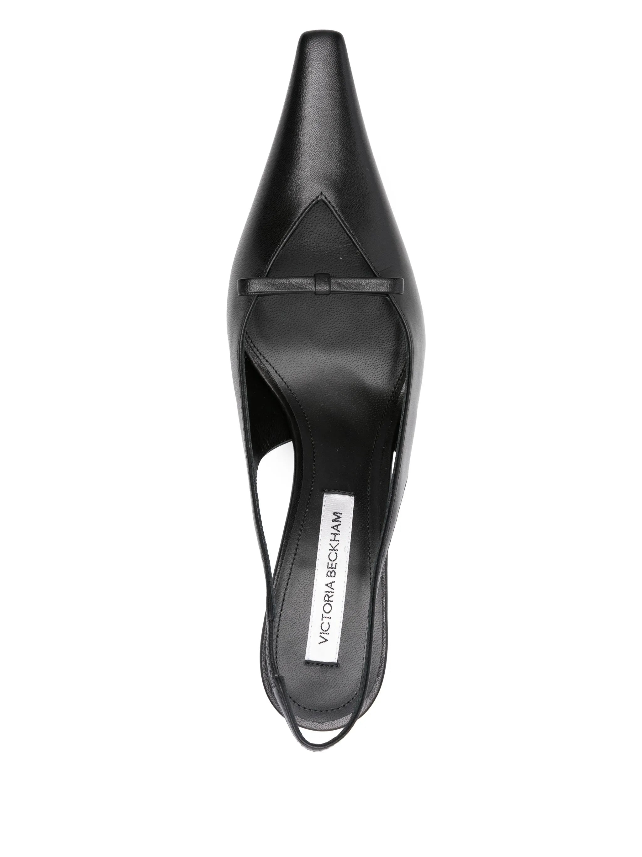 VICTORIA BECKHAM WOMEN 75mm Sloan Slingback Pumps Black
