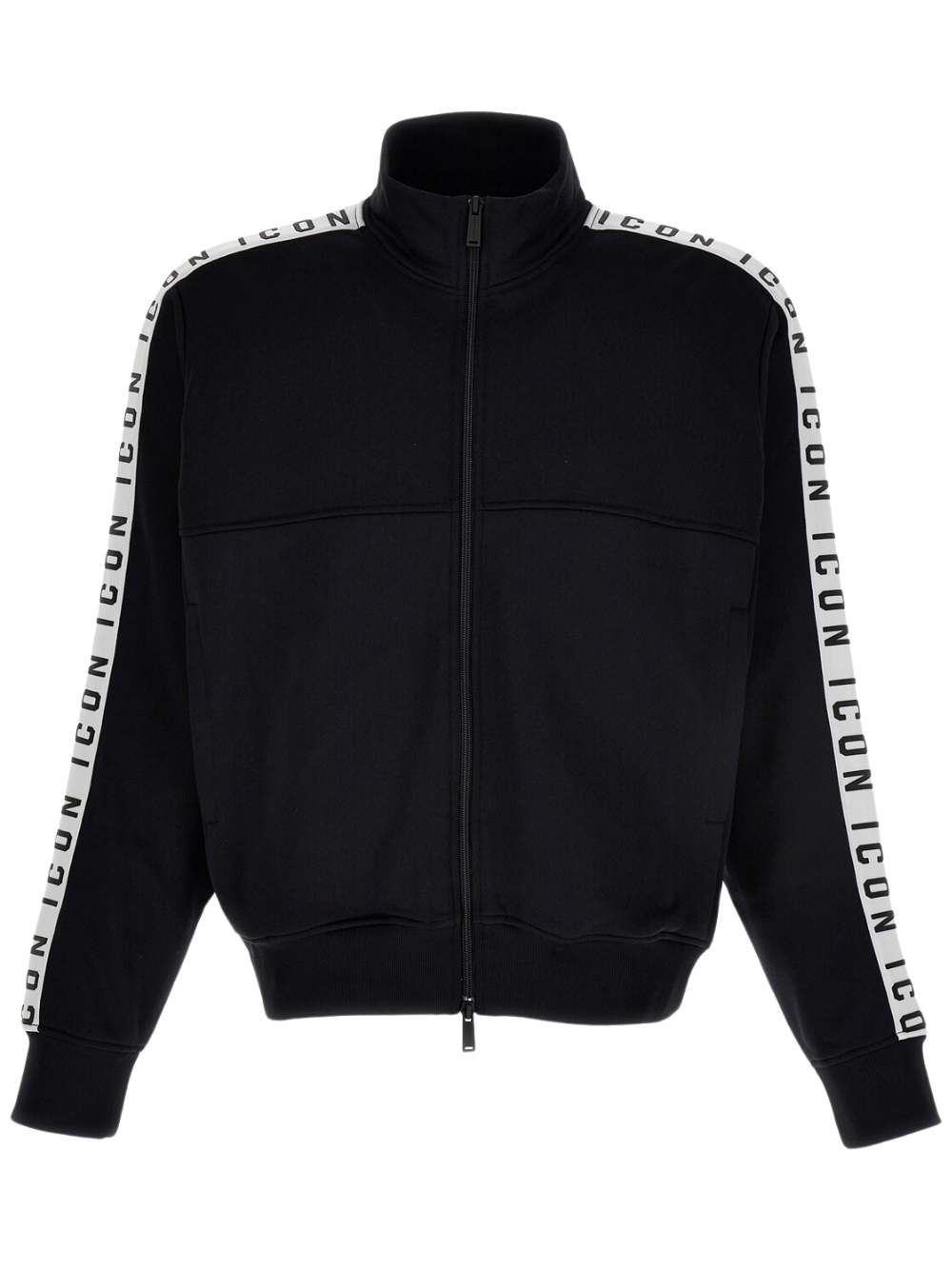 DSQUARED2 Icon Dean Sport Zipped Jacket Black/White