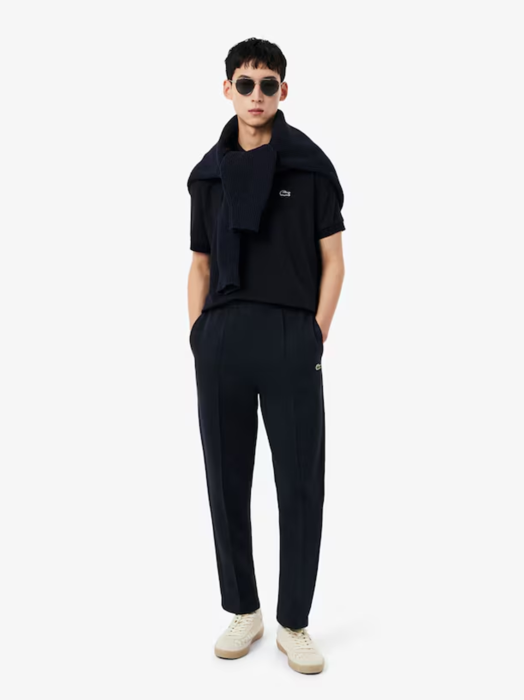 LACOSTE Classic Fit L.12.12 LIGHT Polo Shirt Black