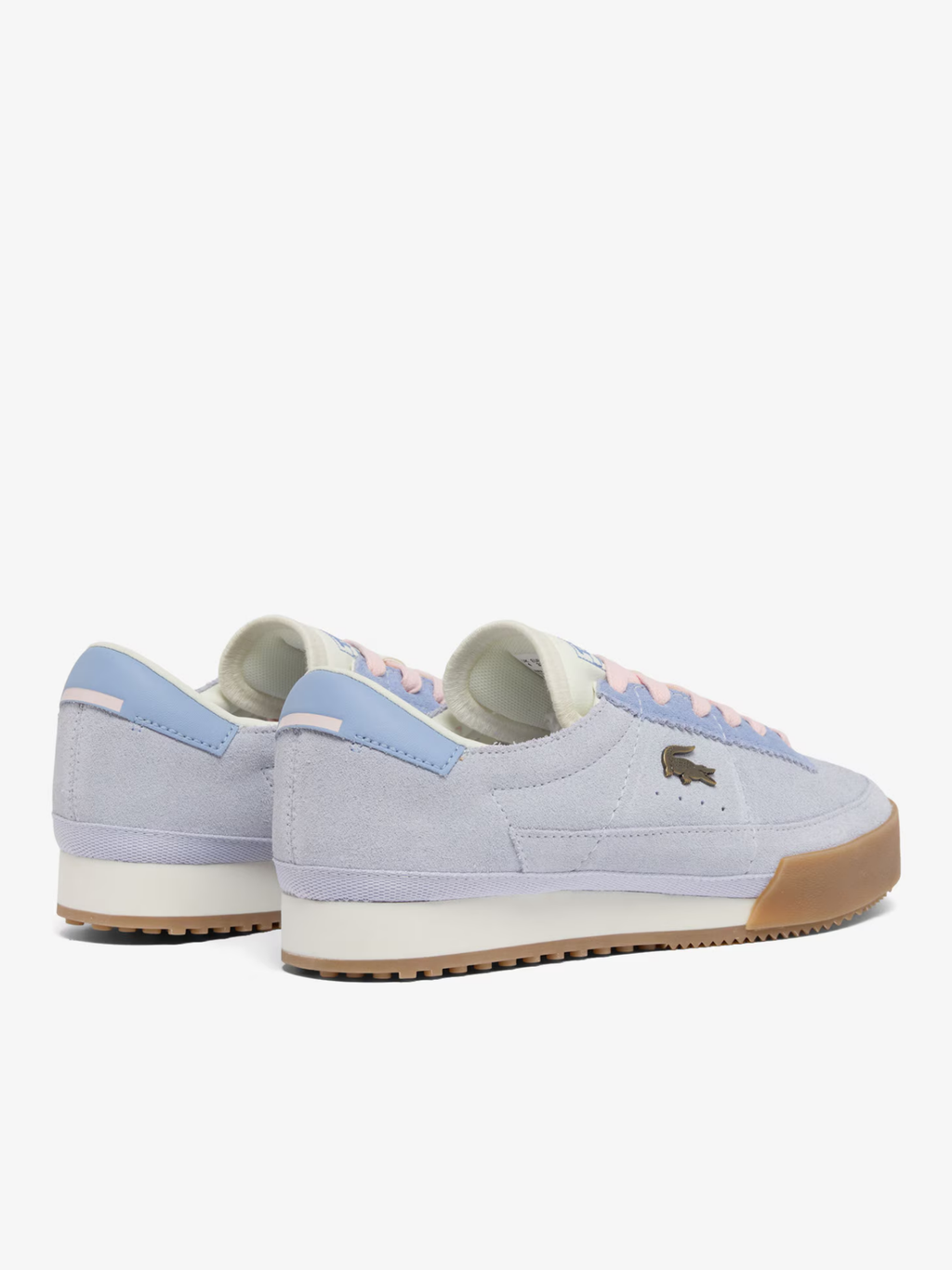 LACOSTE WOMEN Aura Suede Sneakers Light Blue