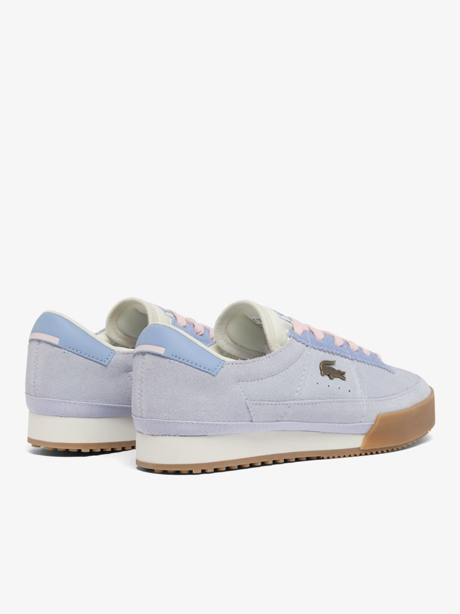 LACOSTE WOMEN Aura Suede Sneakers Light Blue