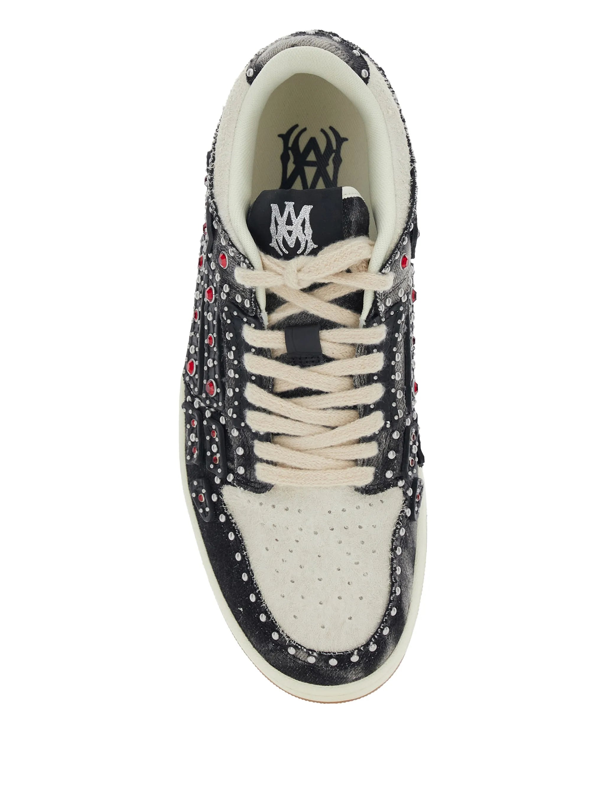 AMIRI Stud Skel Top Low Sneakers Black