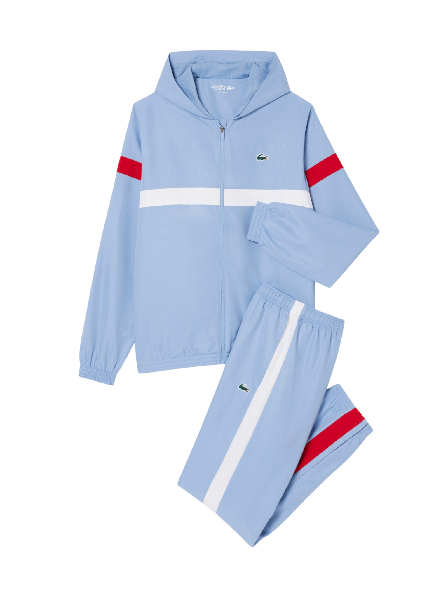 LACOSTE Sport Colour-Block Tracksuit Light Blue