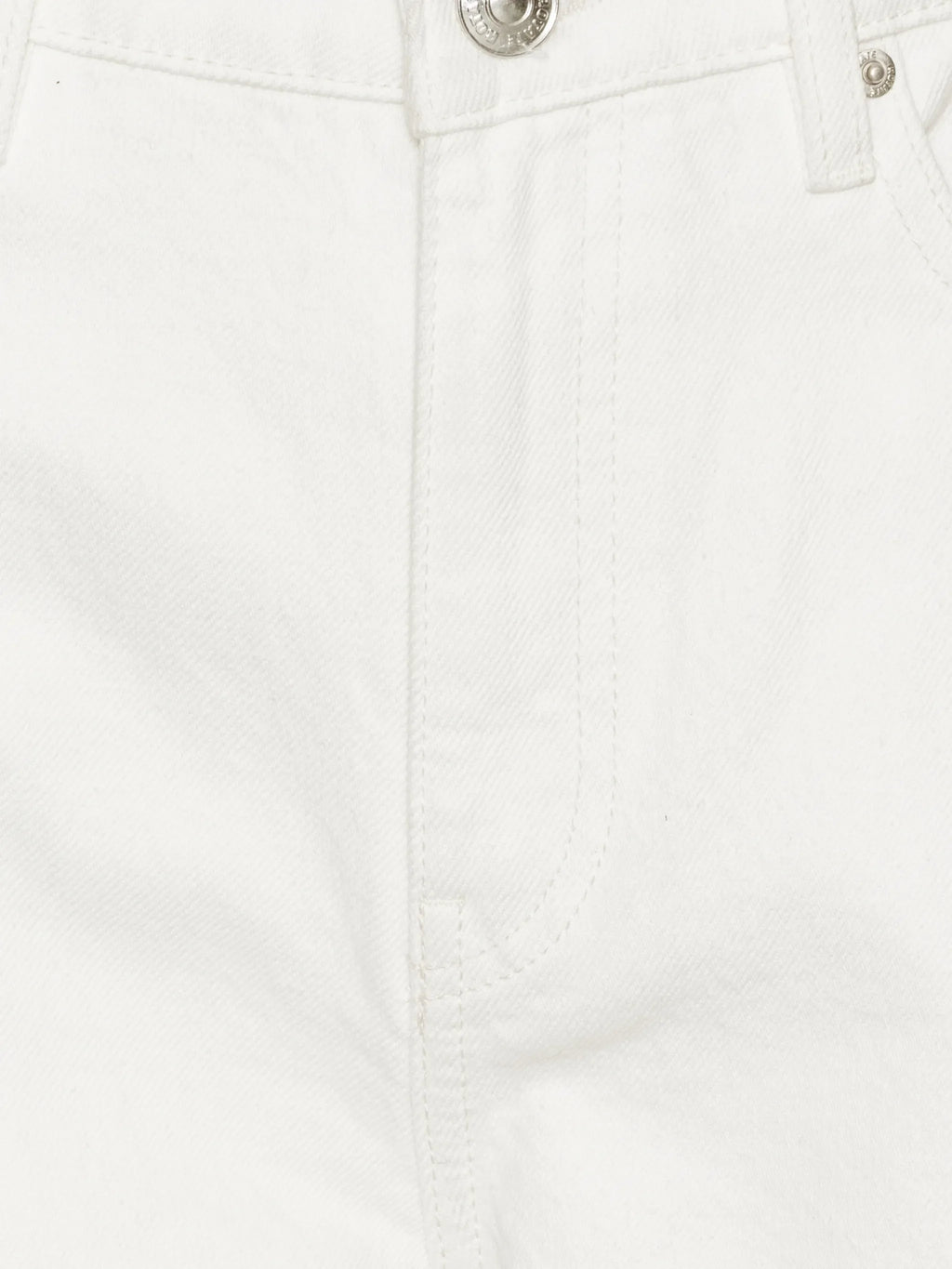 ROTATE BIRGER CHRISTENSEN WOMEN Loose Fit Laced Jeans White Denim