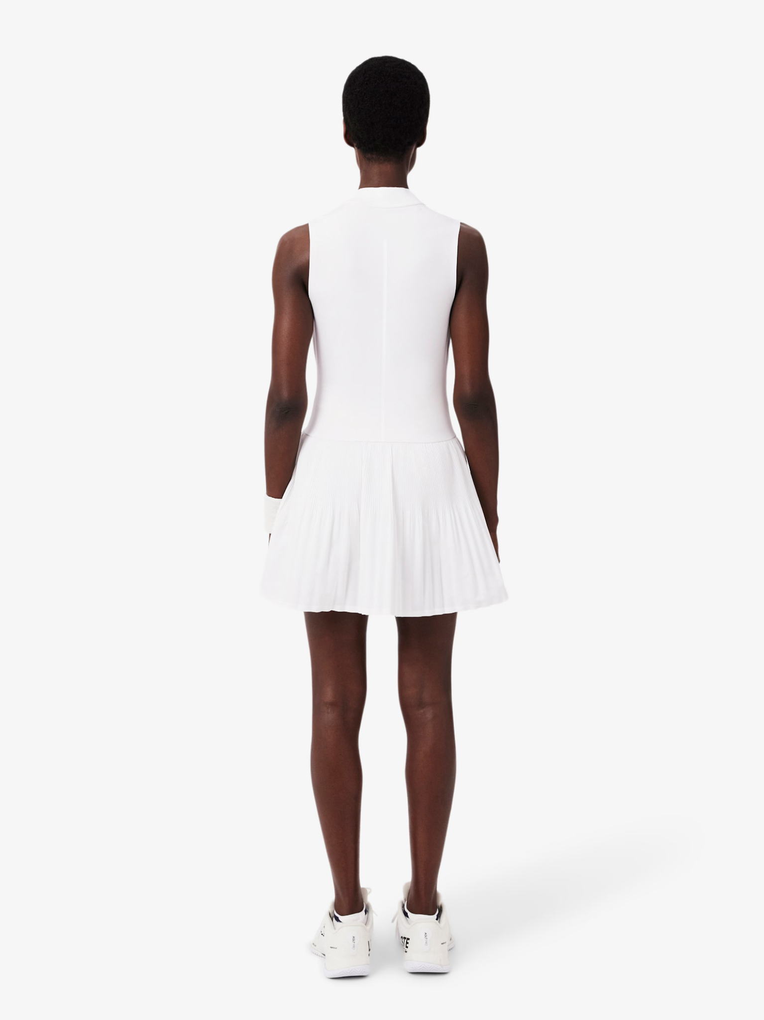 LACOSTE WOMEN Ultra Dry Stretch Tennis Dress with Liner White