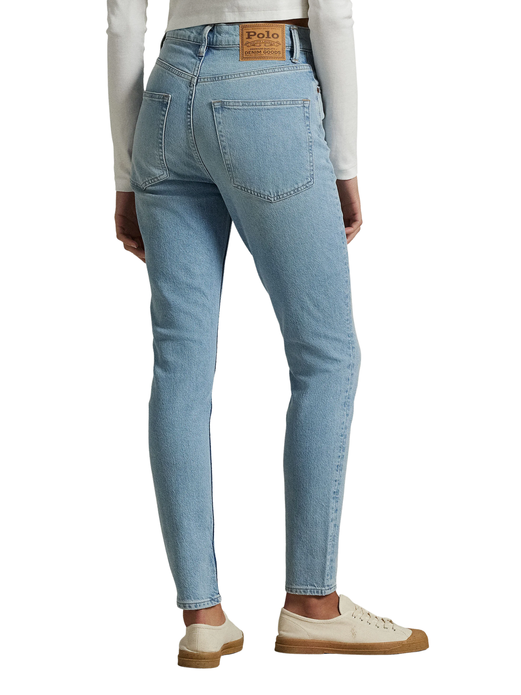 RALPH LAUREN WOMEN High Rise Super-slim Jeans Dulah Wash