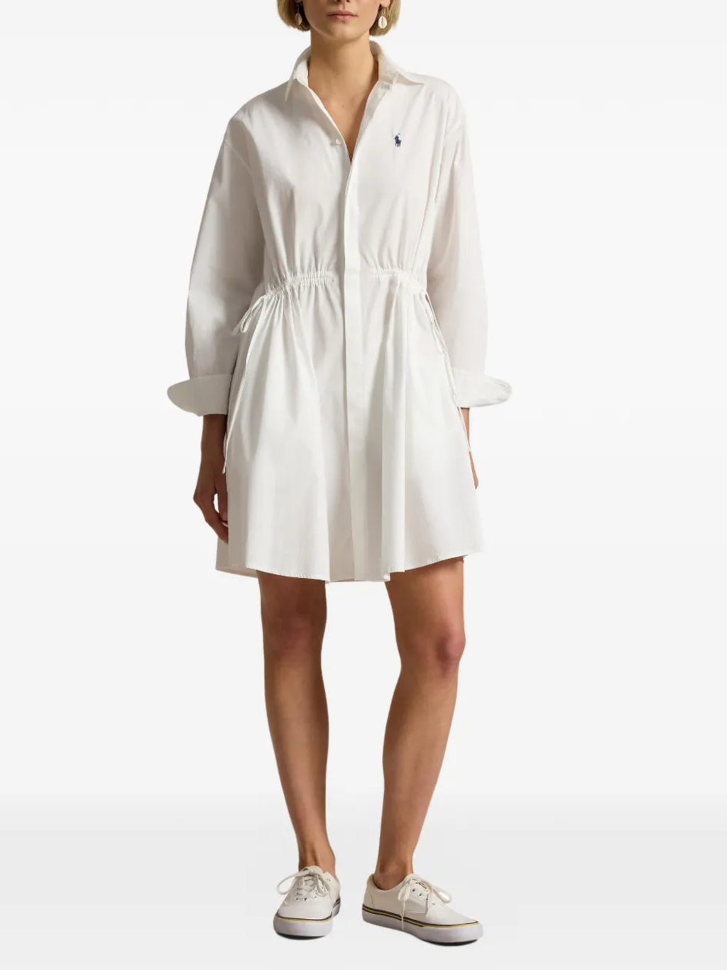 RALPH LAUREN WOMEN Margo Long-sleeves Shirt Dress White