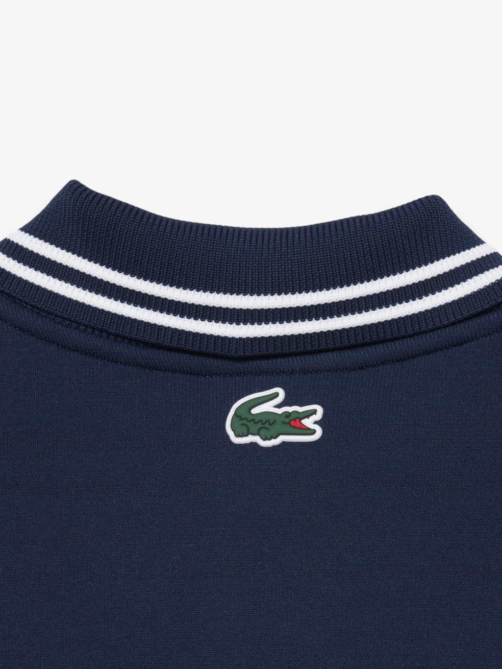 LACOSTE Tennis Heritage Polo Collar Zipped Sweatshirt Midnight Blue