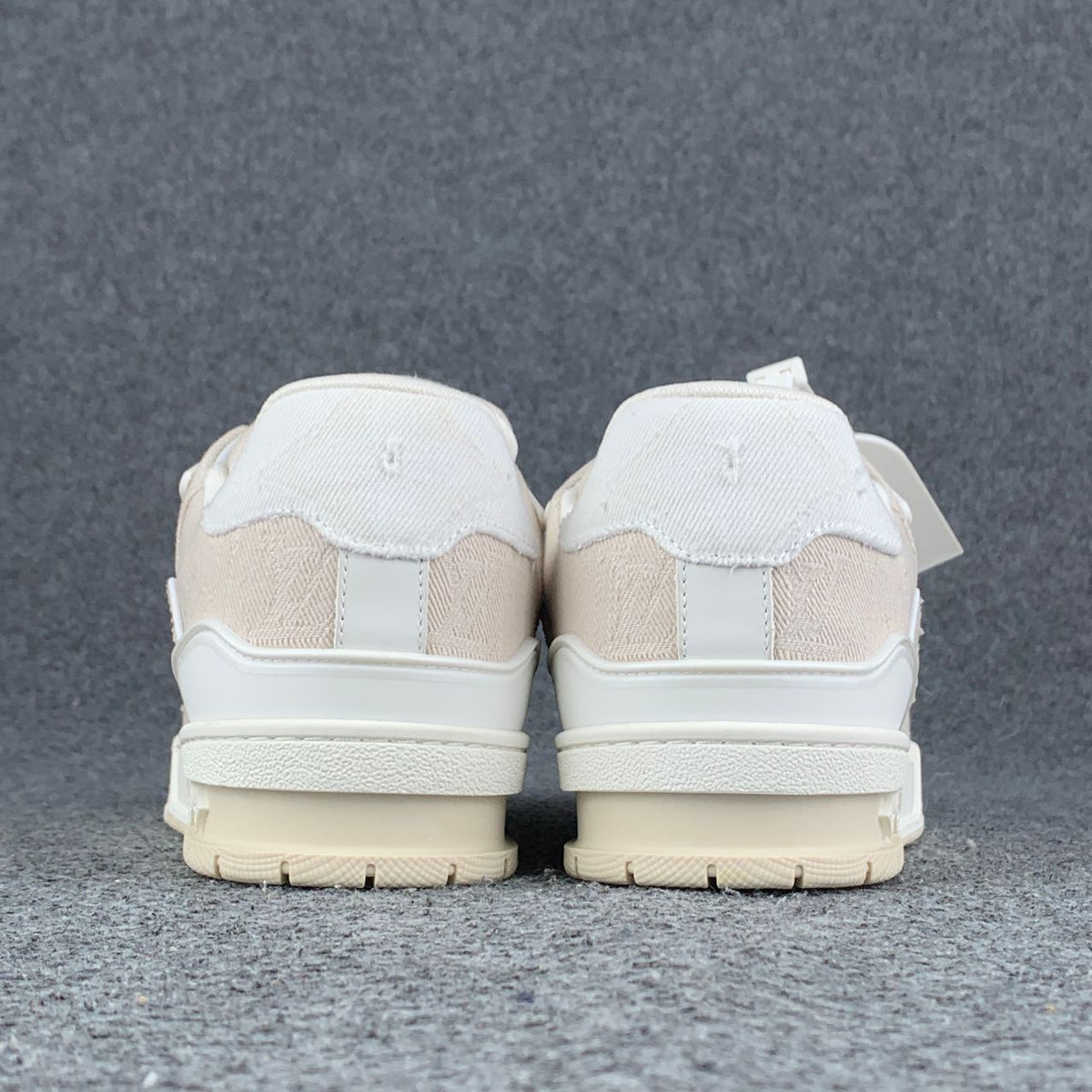 LV Trainer Beige Monogram Denim
