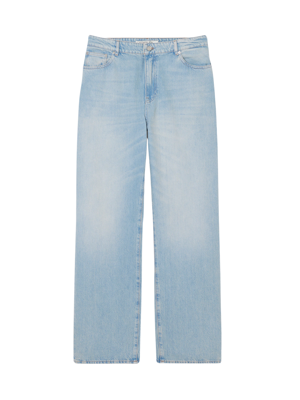 LACOSTE Loose Fit Denim Jeans Blue